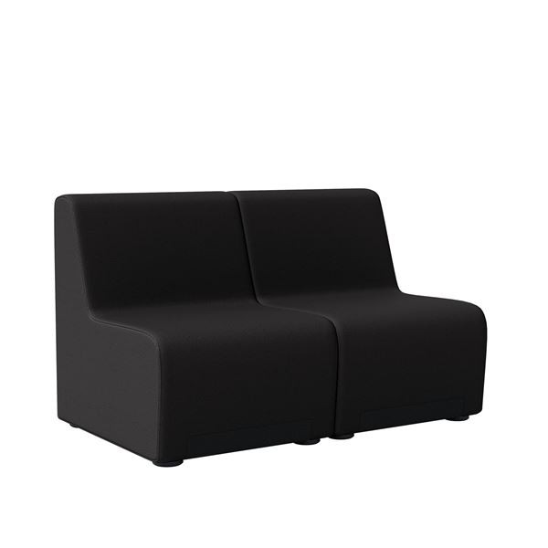 Dvojkřeslo Rubico - černé