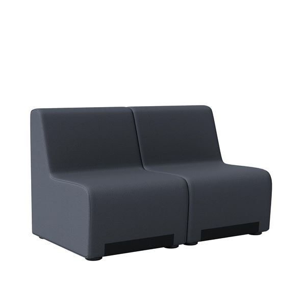 Dvojkřeslo Rubico - šedé