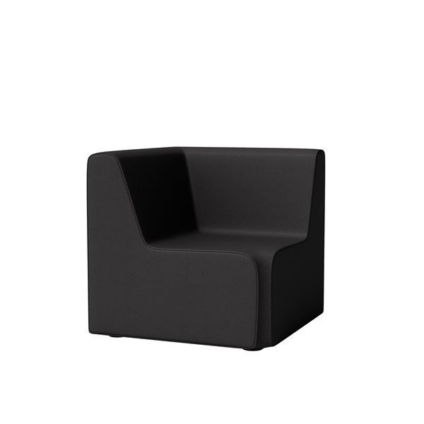 Rohový díl Rubico - černý