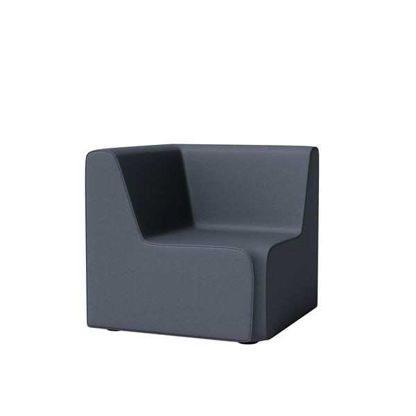 Rohový díl Rubico - šedý