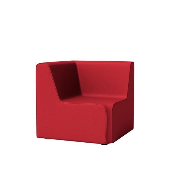 Rohový díl Rubico - červený