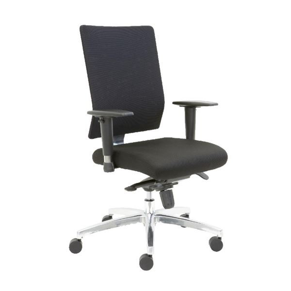 Kancelářská židle Open - synchro, černá