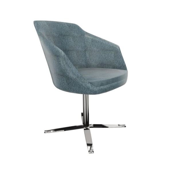 Křeslo Renate - zelenomodré