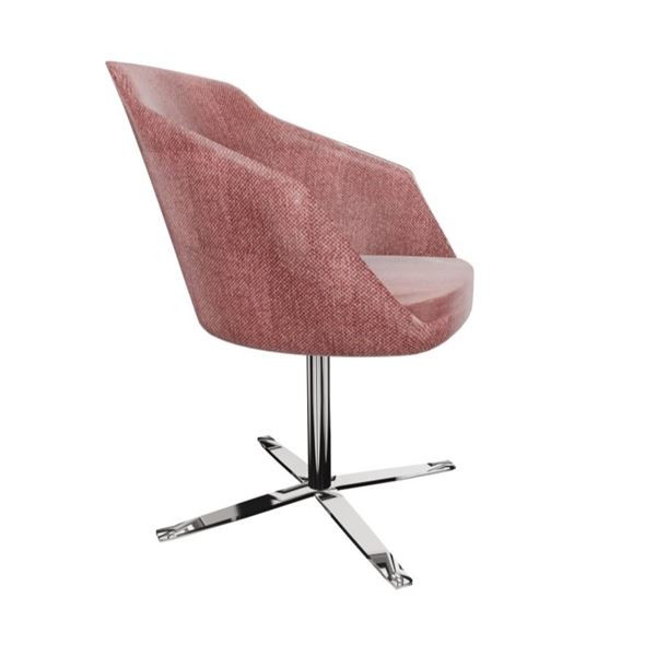 Křeslo Renate - tmavě růžové