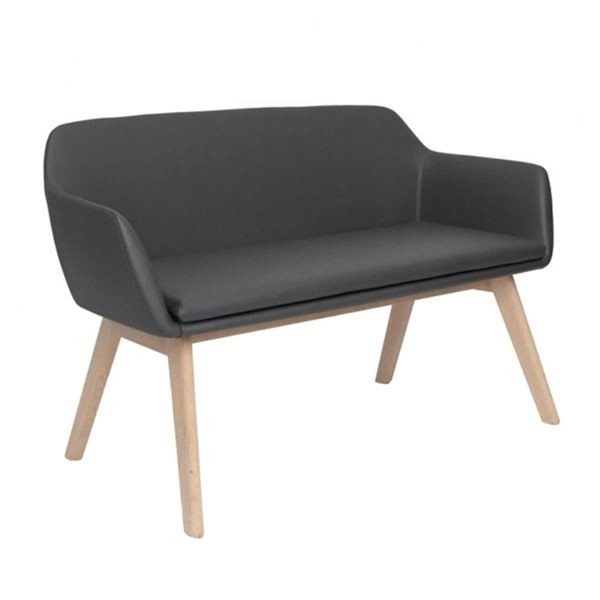 Dvojkřeslo Nela - šedohnědé