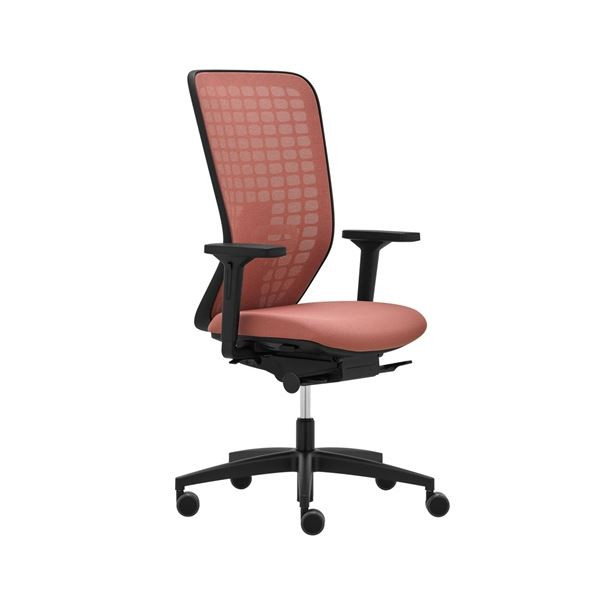 Kancelářská židle Space - synchro, červená