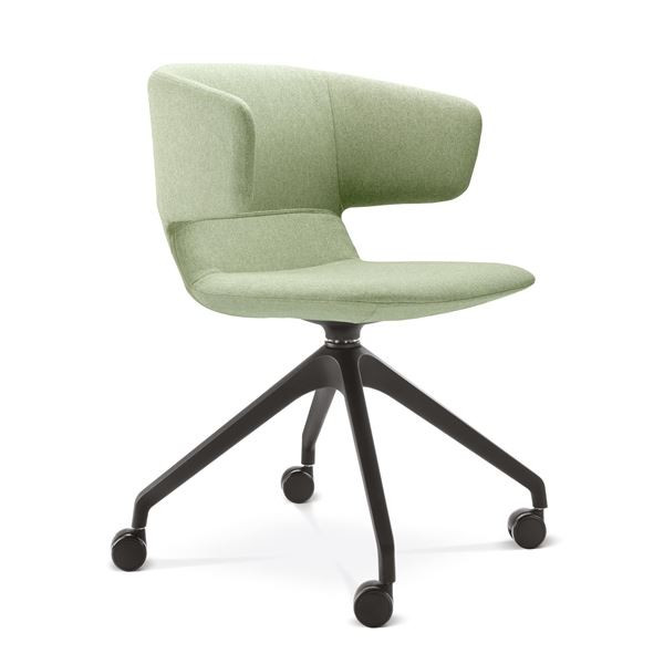 Konferenční křeslo Flexi BL - světle zelené