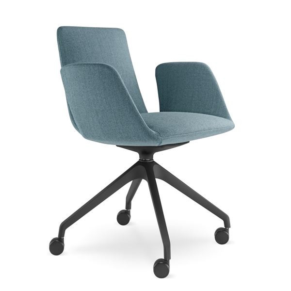 Konferenční křeslo Harmony Modern - nízké, šedomod