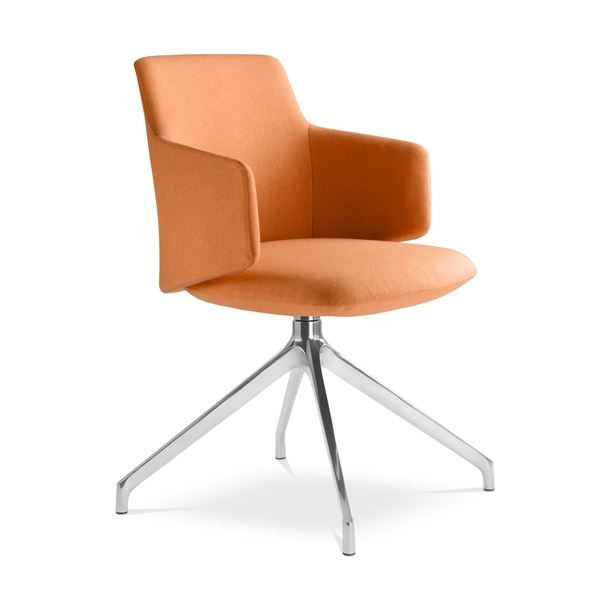 Konferenční křeslo Melody Meeting A - nízké, oranž