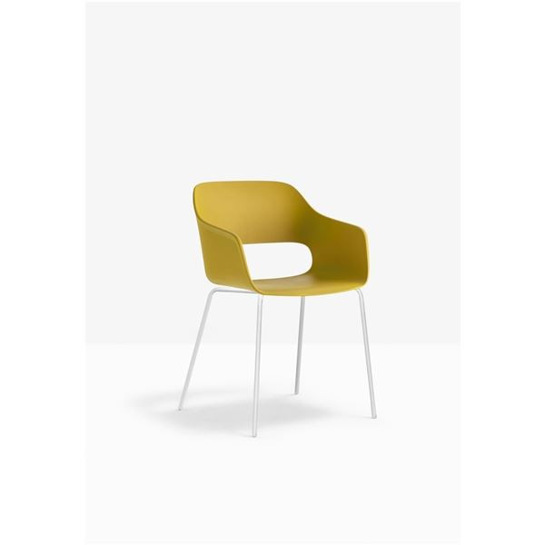 Konferenční židle Babila 2735 - s područkami, žlut