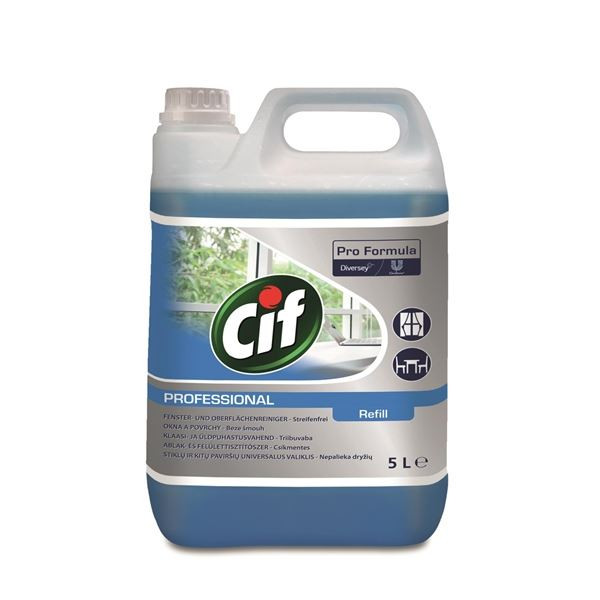 Čisticí prostředek Cif na okna a povrchy, 5 l