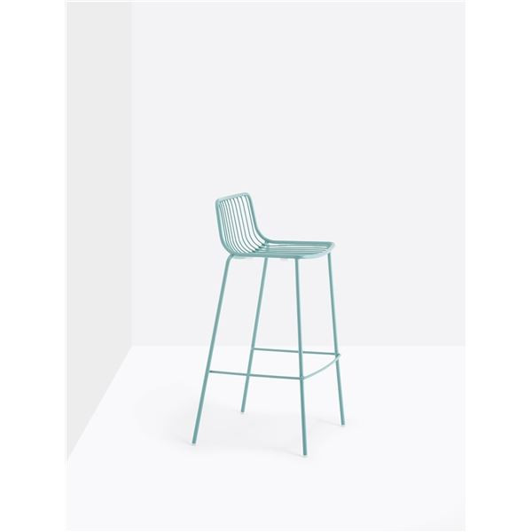 Barová židle Nolita 3658 - vysoká, tyrkysová