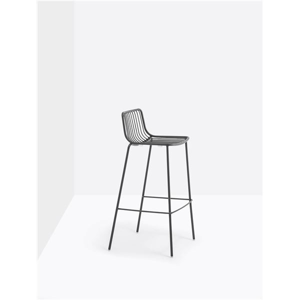 Barová židle Nolita 3658 - vysoká, šedá