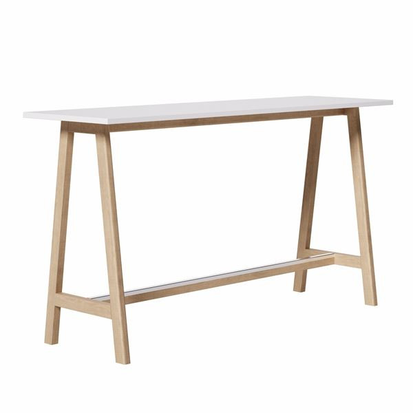 DESKA X BAROVY STUL WOOD,200X60CM,TL2,5CM, BILA W9