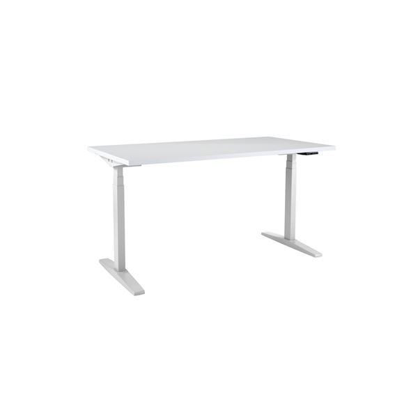 Výškově stavitelný stůl Axis, šíře 138 cm - bílý/b