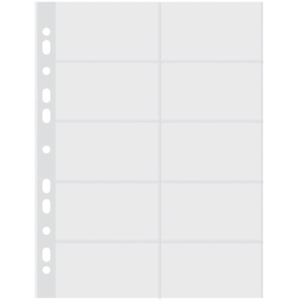 Euroobaly na vizitky Donau,A4,50 mic,čiré