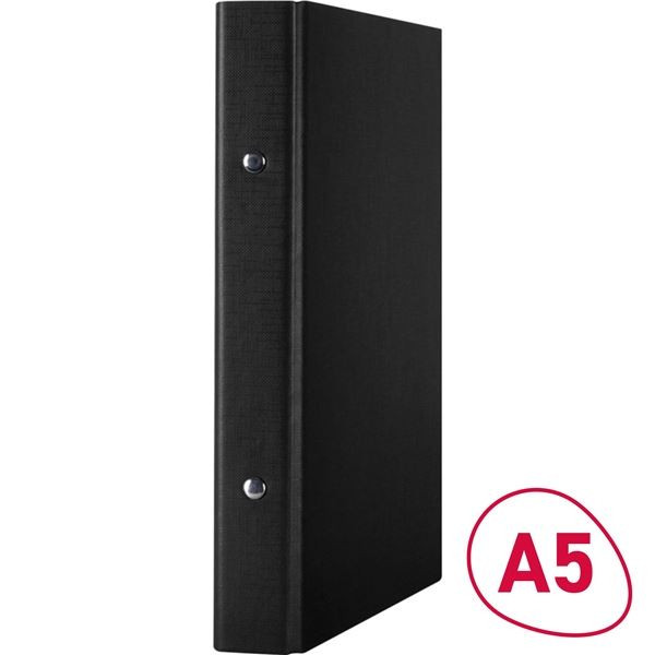 2kroužkový pořadač Donau - A5, 3 cm, černý