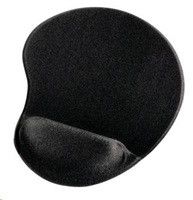 Hama ergonomická gelová podložka pod myš, černá