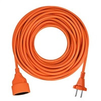 Solight 1z pohyblivý přívod - spojka, 10m, 2 x 1,5mm2, oranžová