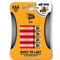 JCB zinko-chloridová baterie R03, blistr 4 ks