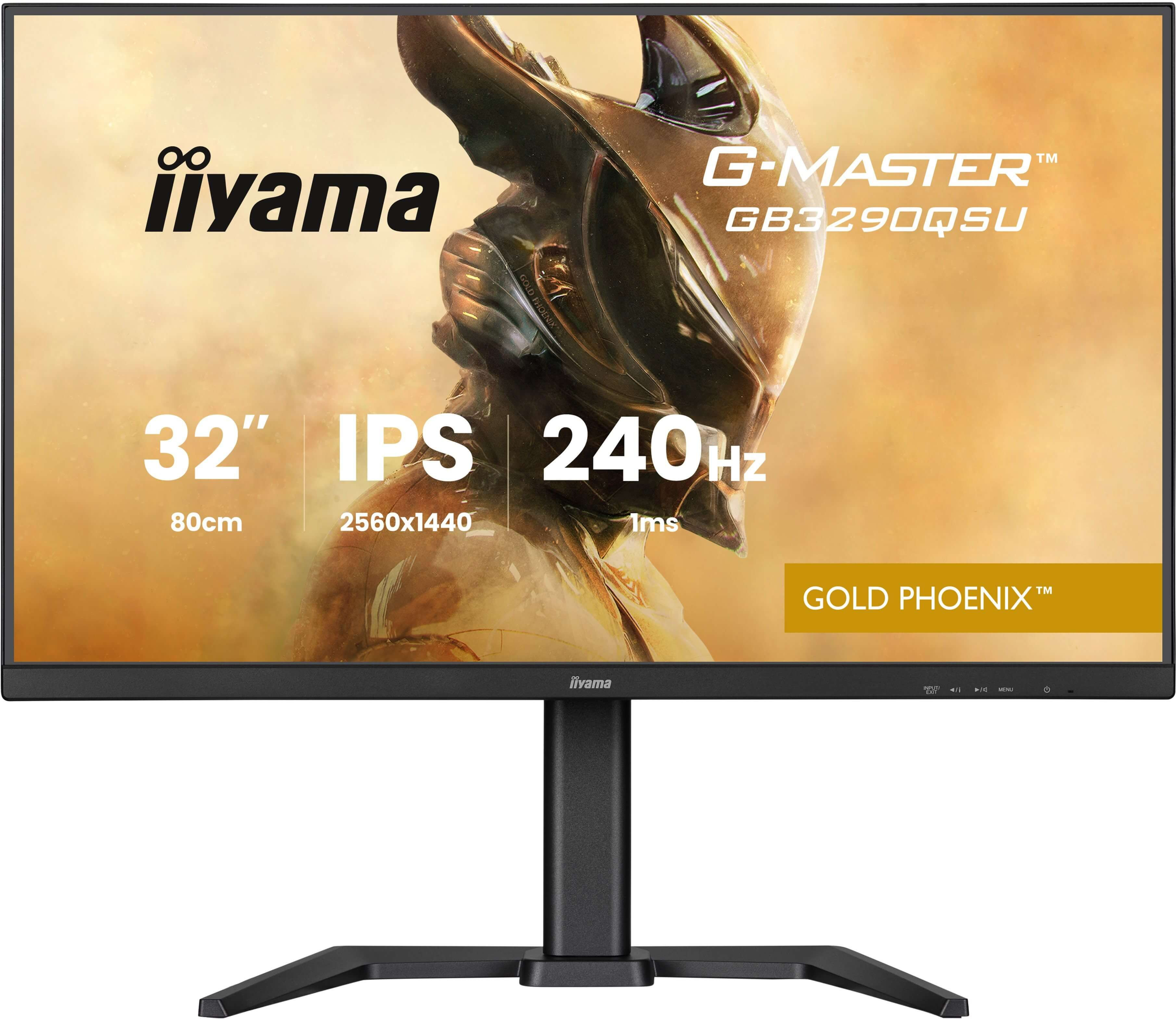 iiyama G-Master/GB3290QSU-B1/31,5"/IPS/QHD/240Hz/1ms/Černá/3R