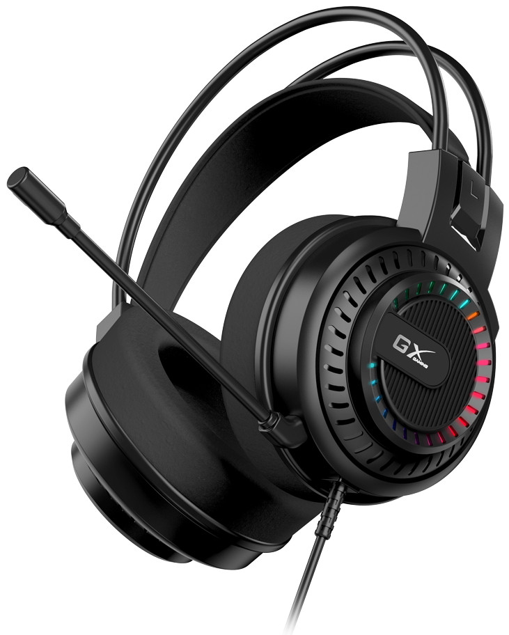 GENIUS GX GAMING headset - HS-GX570U/ USB/ RGB LED/ ovládání hlasitosti