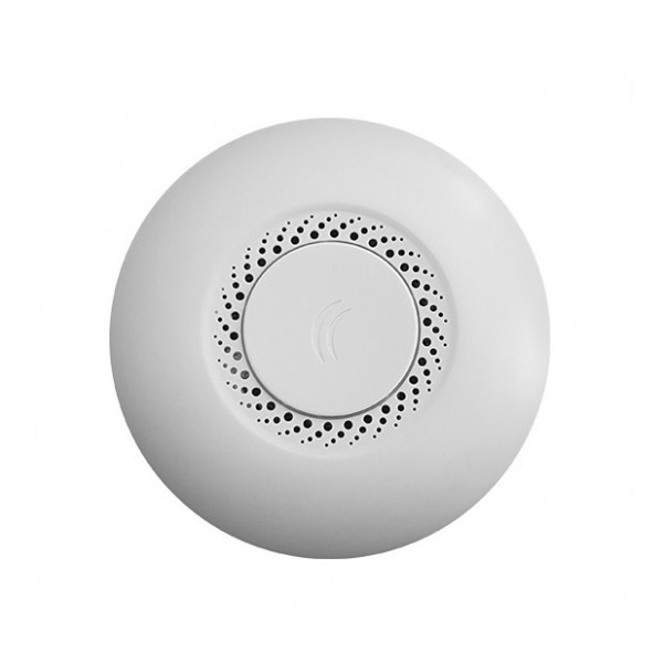 Mikrotik cAP-2nD  stropní AP / OS L4, 1xLAN, 2.4Ghz 802.11b/g/n, plast. krabice, napájecí adaptér