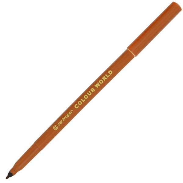 Fixy Centropen 7550, hnědý