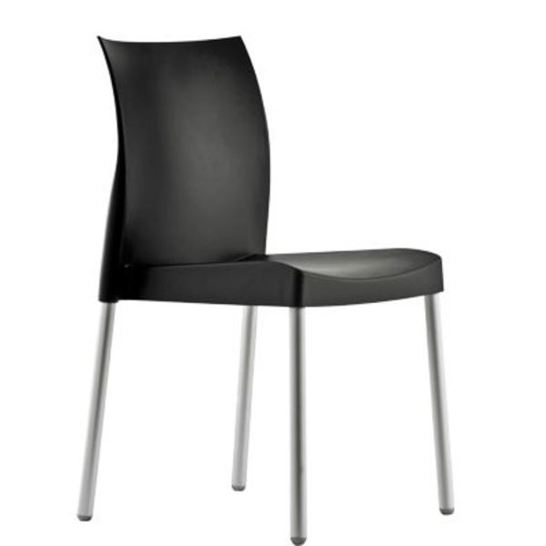 Jídelní židle Ice, černá