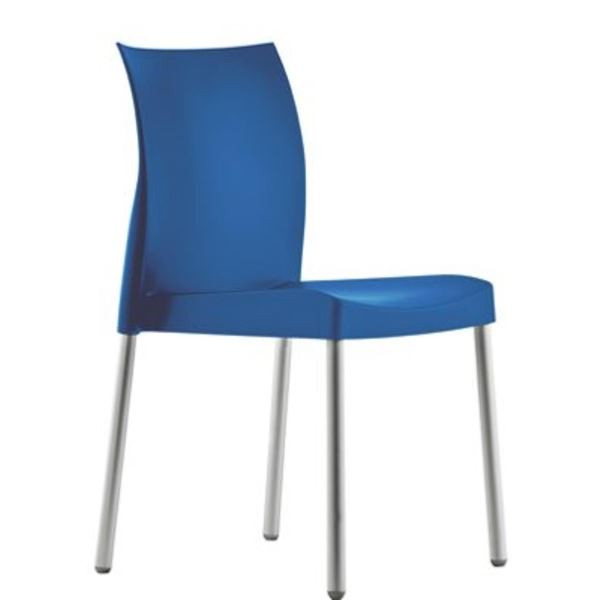 Jídelní židle Ice, modrá