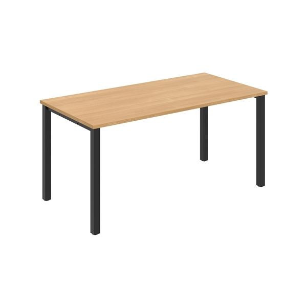 Jednací stůl Hobis Uni UJ 1600 - dub/černá