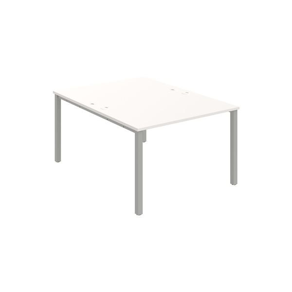 Psací stůl Hobis Uni USD 1200 - bílá/šedá