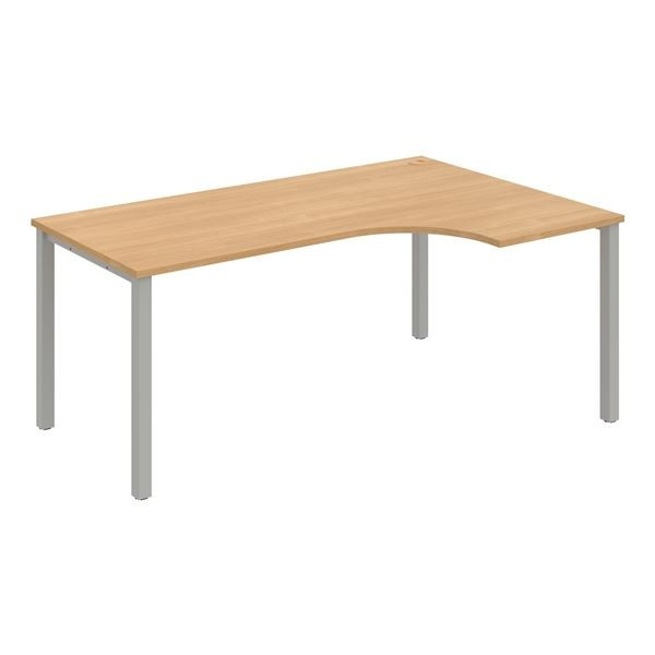 Psací stůl Hobis Uni UE 1800 60 L - dub/šedá