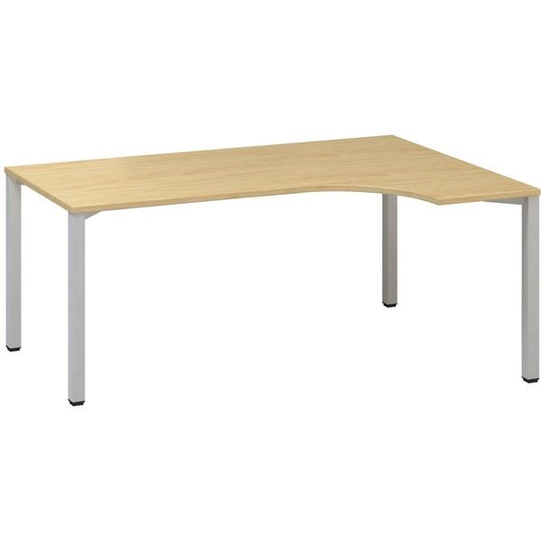 Psací stůl Alfa 200 - ergo, pravý, 180 cm, divoká