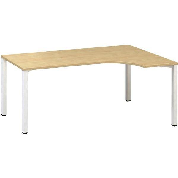 Psací stůl Alfa 200 - ergo, pravý, 180 cm, divoká