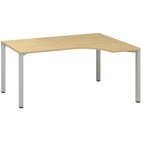 Psací stůl Alfa 200 - ergo, pravý, 160 cm, divoká