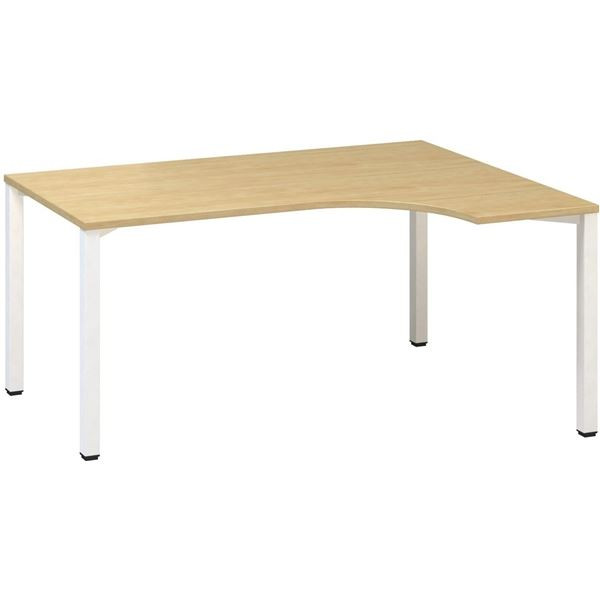 Psací stůl Alfa 200 - ergo, pravý, 160 cm, divoká