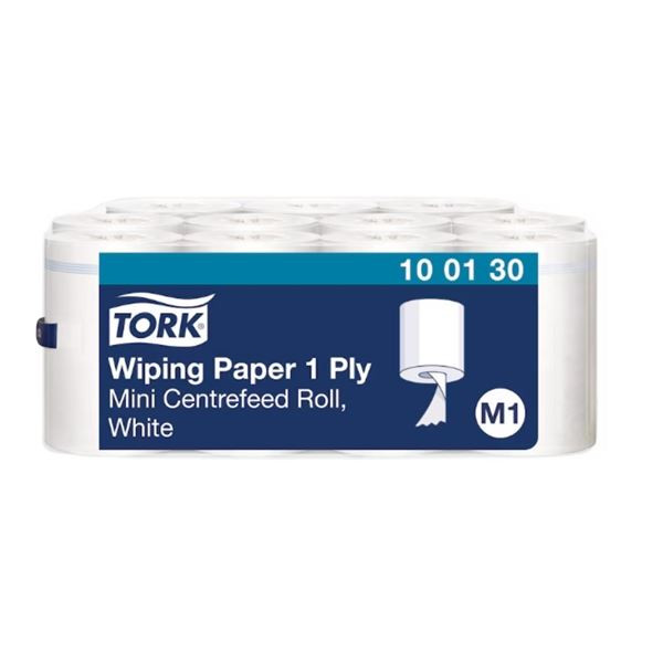 Role se střed. odvíjením Tork Mini, bílé,11 rolí