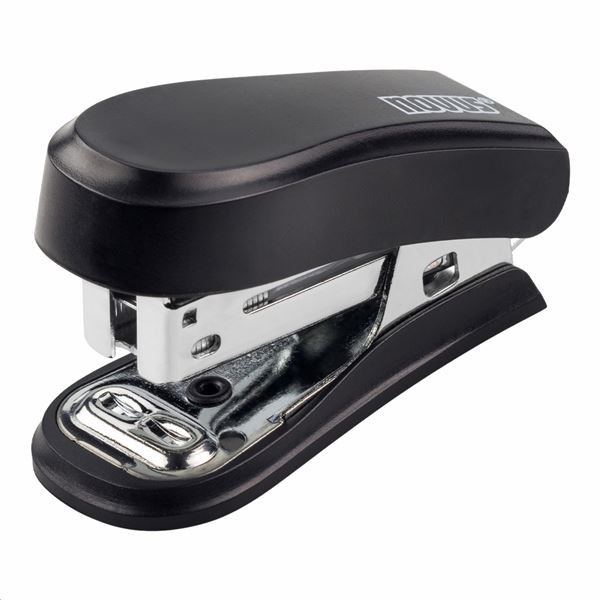 Mini sešívačka Novus, černá, lesk