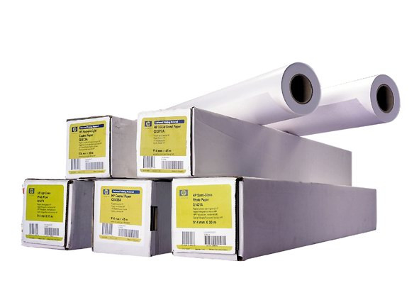 HP C6036A Bright White Inkjet Paper-914 mm x 45.7 m, 24 lb, 90 g/m2