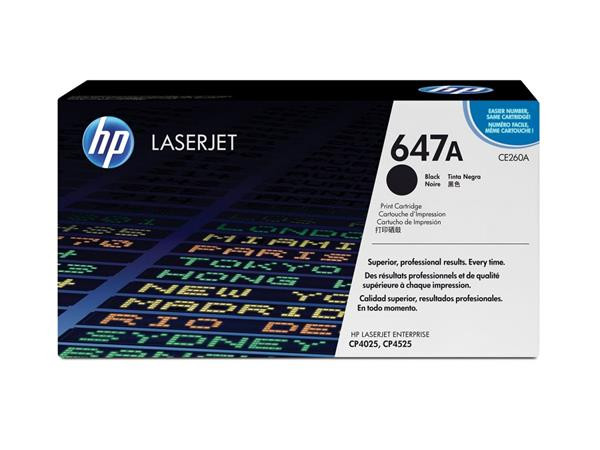 HP toner 647A/Black/8500 stran