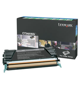 Lexmark C734, C736, X734, X736, X738 Black Return Programme Toner Cartridge  (8K)