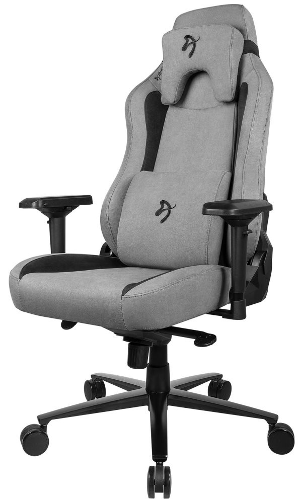 AROZZI herní židle VERNAZZA Supersoft Fabric Anthracite/ tmavě šedá