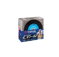 VERBATIM CD-R AZO 700MB, 52x, vinyl, slim case 10 ks