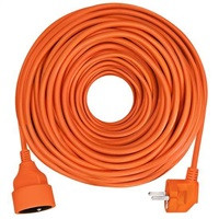Solight prodlužovací přívod - spojka, 1 zásuvka, 25m, 3 x 1,5mm2, oranžová