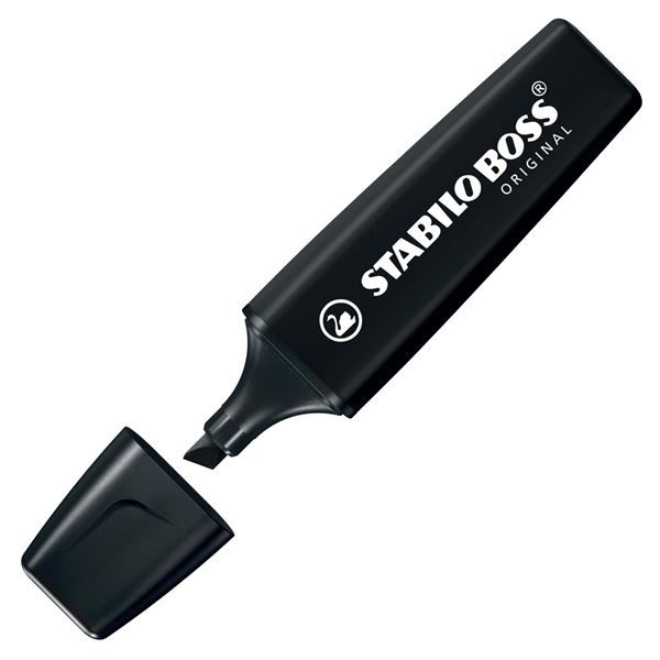 Zvýrazňovač STABILO BOSS ORIGINAL, černý