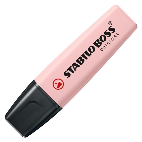 Zvýrazňovač STABILO BOSS Wildflower, pudr. růžový