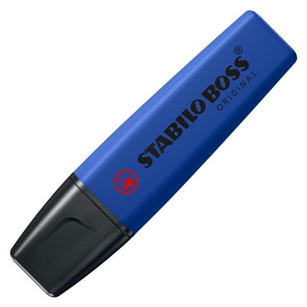 Zvýrazňovač STABILO BOSS Wildflower, ultramarínový