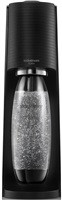 SodaStream Terra Black výrobník sody, mechanický, 1l láhev SodaStream Fuse, bombička s CO2, černý