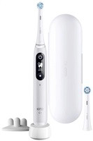 Oral-B iO Series 6s elektrický zubní kartáček, časovač, tlakový senzor, 5 programů, aplikace Oral-B, bílá